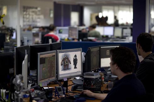 Inside the Jagex offices